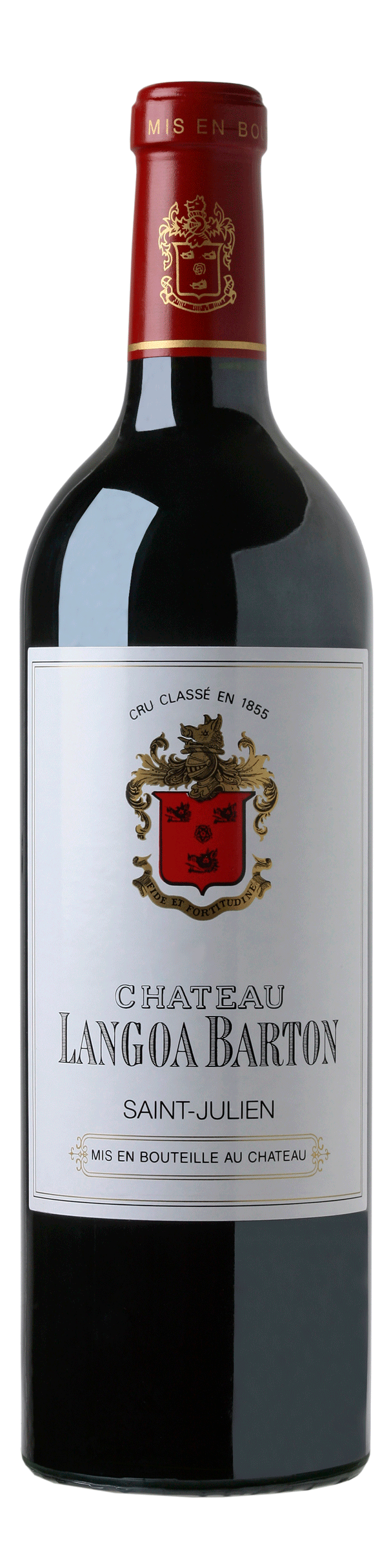 Bottle shot - Château Langoa Barton, 3ème Cru Classé, St Julien, Bordeaux, France