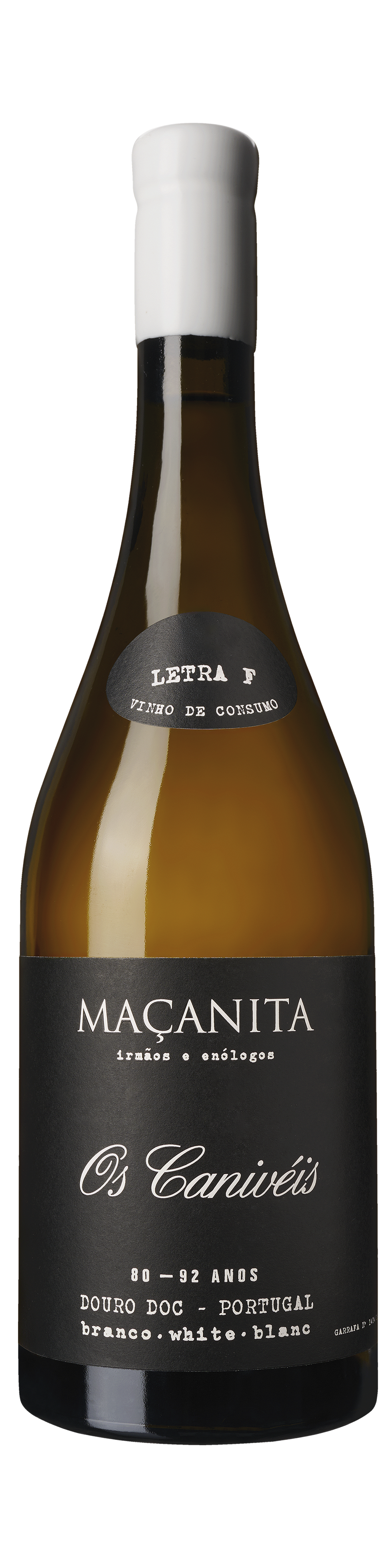 Bottle shot - Macanita Vinhos, Os Caniveis Branco Vinhas Velhas, Peso da Régua, Douro, Portugal