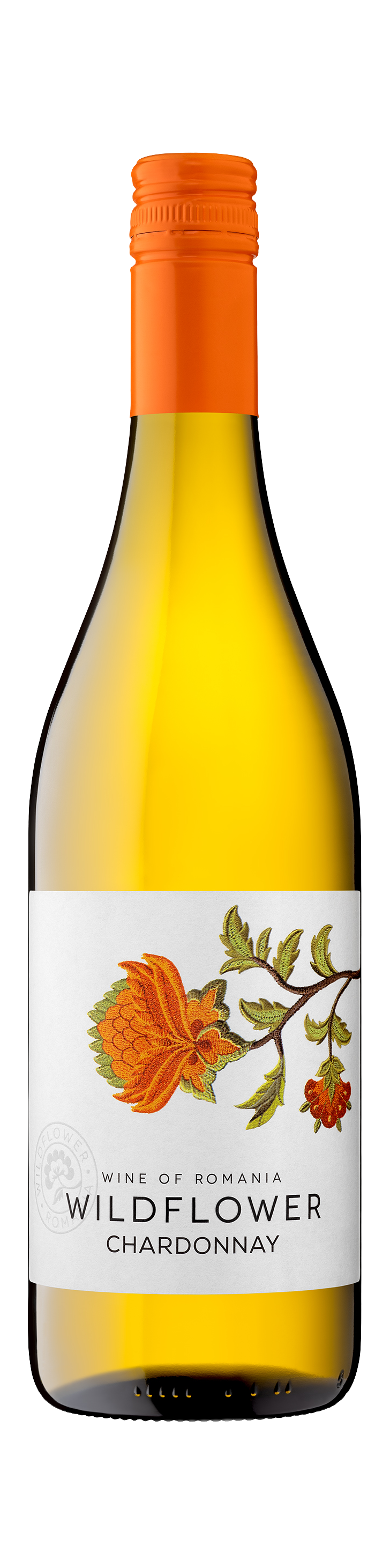 Bottle shot - Wildflower, Chardonnay, Wine of Romania, Romania