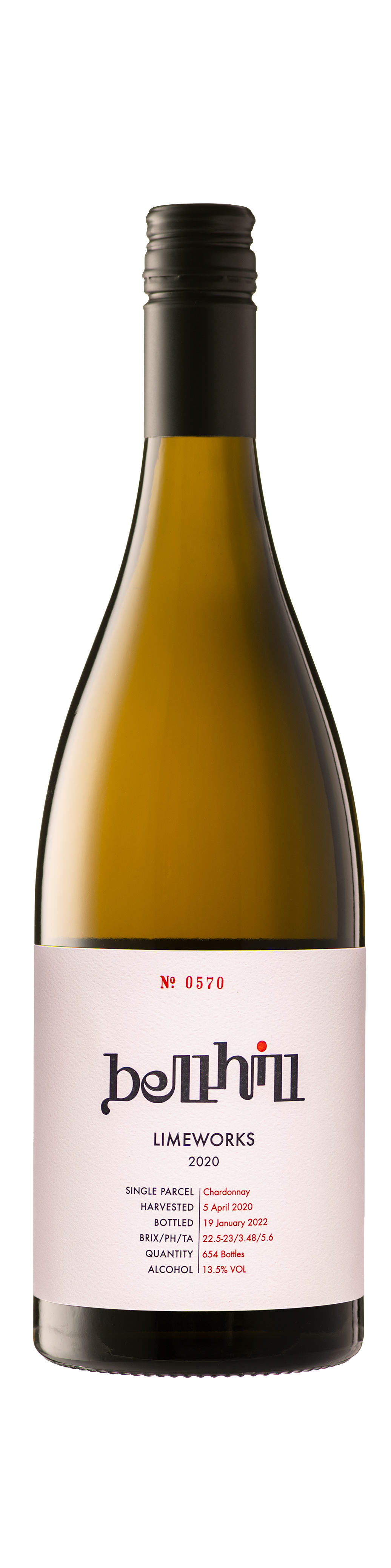 Bell Hill Vineyard, Limeworks Chardonnay, Canterbury, New Zealand  