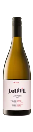 Bottle shot - Bell Hill Vineyard, Limeworks Chardonnay, Canterbury, New Zealand  