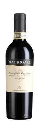 Bottle shot - Produttori di Manduria, Madrigale Primitivo di Manduria, Dolce Naturale DOCG, Puglia, Italy (37.5cl)