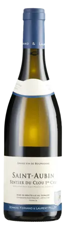 Bottle shot - Domaine Fernand & Laurent Pillot, St-Aubin 1er cru Blanc, Sentier du Clou, Burgundy, France