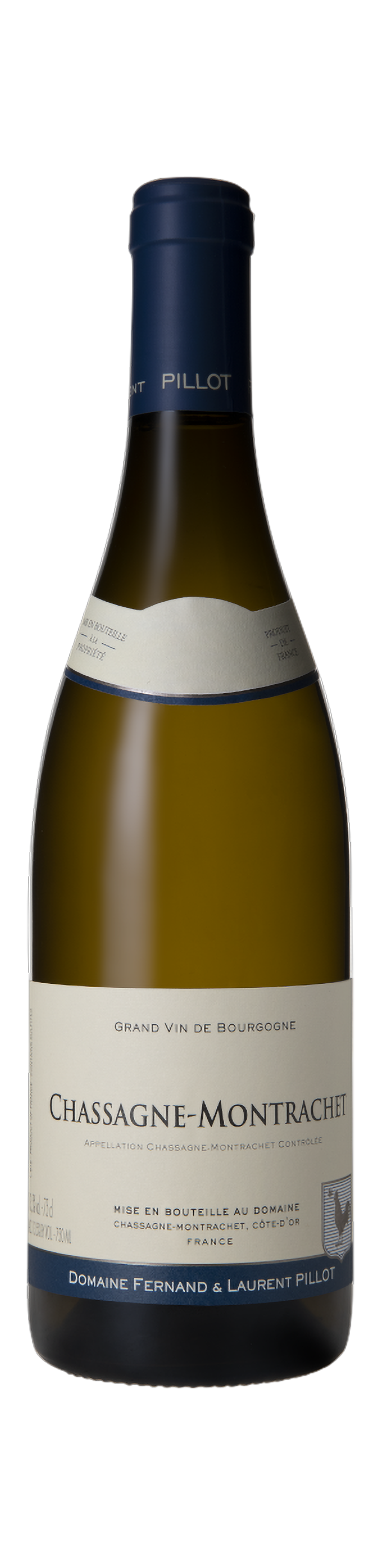 Bottle shot - Domaine Fernand & Laurent Pillot, Chassagne Montrachet Blanc, Burgundy, France