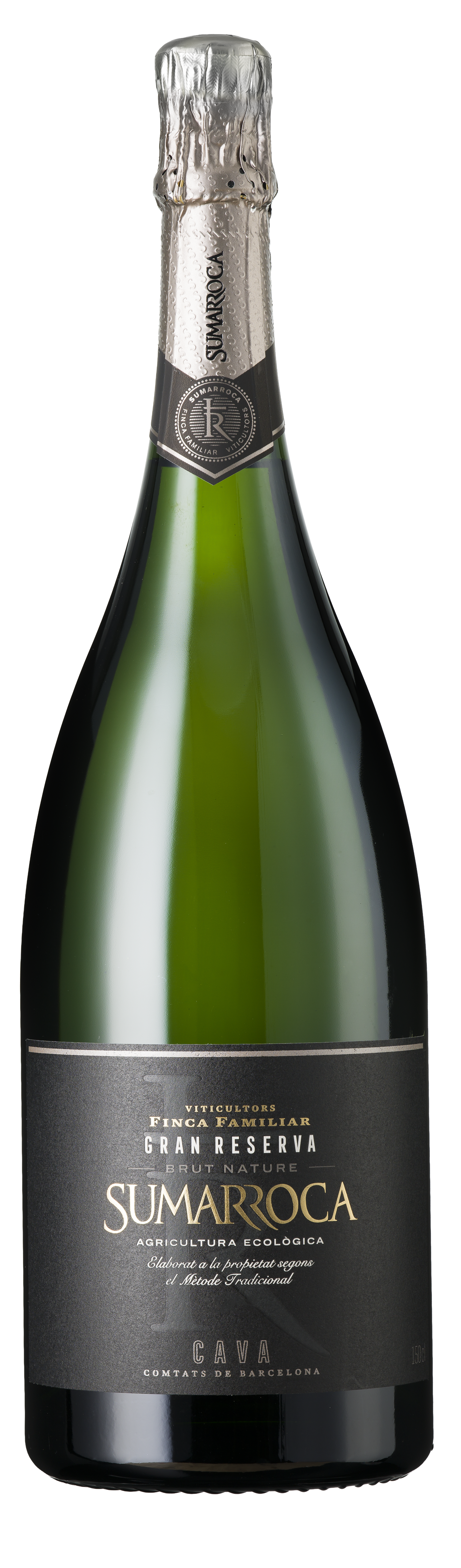 Bottle shot - Bodegas Sumarroca, Cava Gran Reserva Organic Brut Nature, DO Cava, Spain (150cl.)