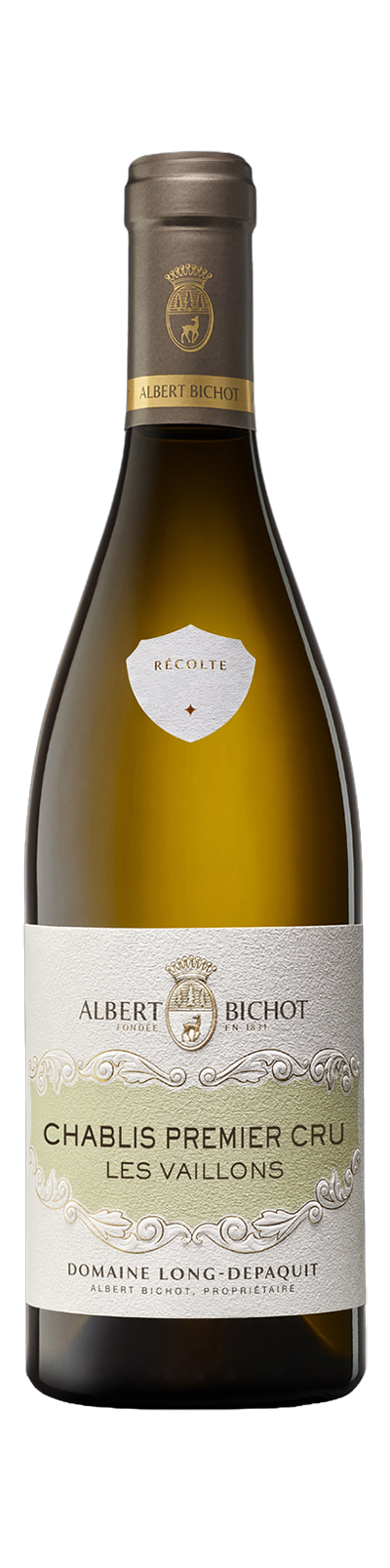 Bottle shot - Domaine Long-Depaquit, Chablis 1er Cru, Les Vaillons, Burgundy, France