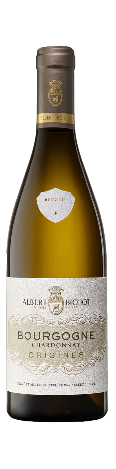 Bottle shot - Albert Bichot, Bourgogne Chardonnay, Origines, Burgundy, France