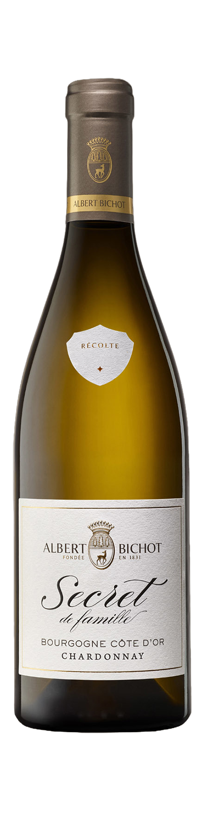 Bottle shot - Albert Bichot, Secret de Famille, Bourgogne Côte d'Or, Chardonnay, Burgundy, France
