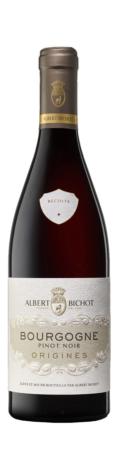 Bottle shot - Albert Bichot, Bourgogne Pinot Noir, Origines, Burgundy, France